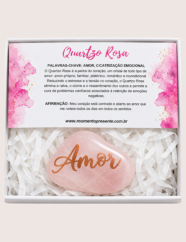 PEDRA ROLADA NA GIFT BOX | DESEJO A VOCÊ