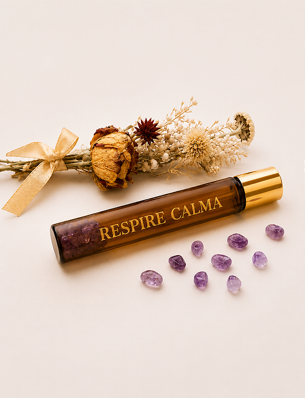 RESPIRE CALMA - ROLLON ÓLEOS ESSENCIAIS GERÂNIO E LAVANDA