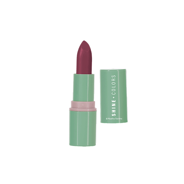 Shine Colors - Batom Matte Aveludado Malva Chique - 4g
