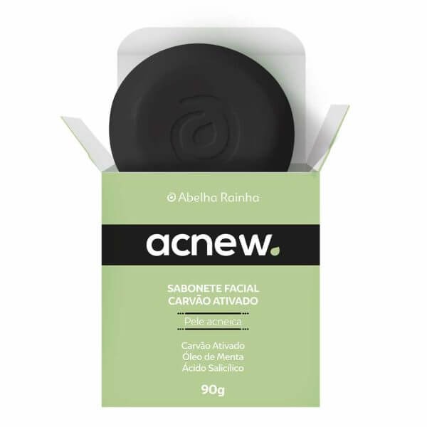 Acnew - Sabonete Em Barra Facial Antiacne Com Carvão Ativado - 90g