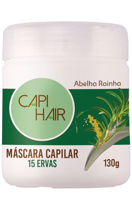 Capi Hair – Máscara Capilar Antiqueda 15 Ervas – 130G - (1096)