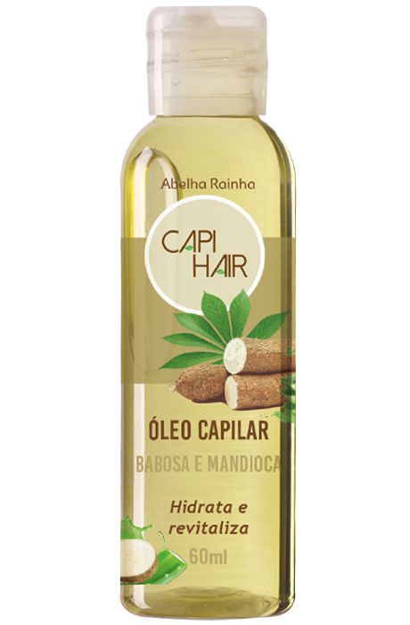 Capi Hair - Óleo Capilar Hidratação Revitalizadora Babosa E Mandioca - 60Ml