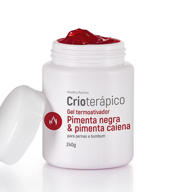 Crioterapico - Gel Termoativador - Pimenta Negra E Pimenta Caiena 240G