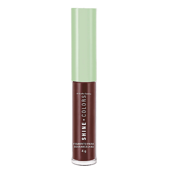 Shine Colors - Pigmento Para Sobrancelha Castanho Escuro - 4g