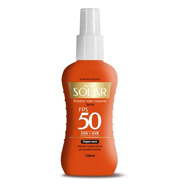 Rainha Solar - Protetor Solar Corporal Em Spray Fps50 - 120ml