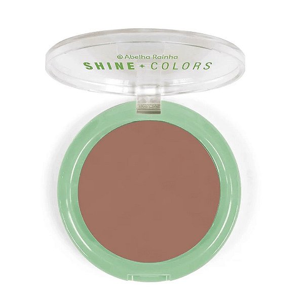 Shine Colors - Pó Compacto Marrom Escuro Com Fps 15 - 10g