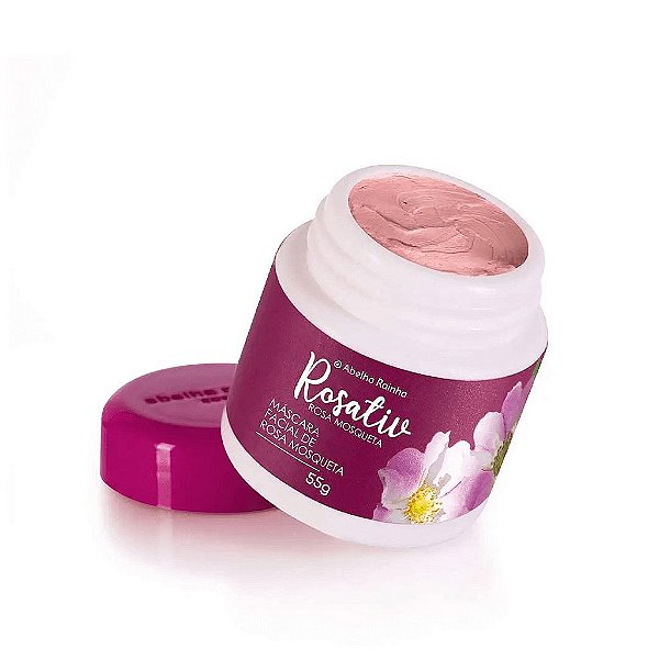 Rosativ - Mascara Facial De Rosa Mosqueta 3 em 1 - 55g