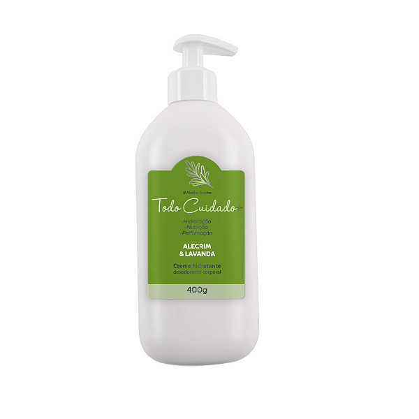 Todo Cuidado+ - Hidratante Corporal Alecrim e Lavanda - 400g