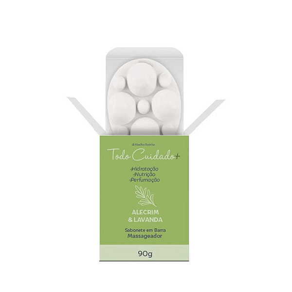 Todo Cuidado+ - Sabonete Massageador Alecrim e Lavanda - 90g
