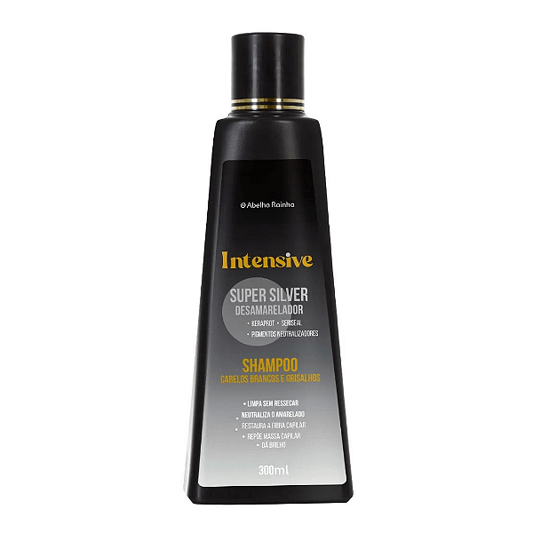 Intensive - Shampoo Super Silver Desamarelador Brancos E Grisalhos - 300ml