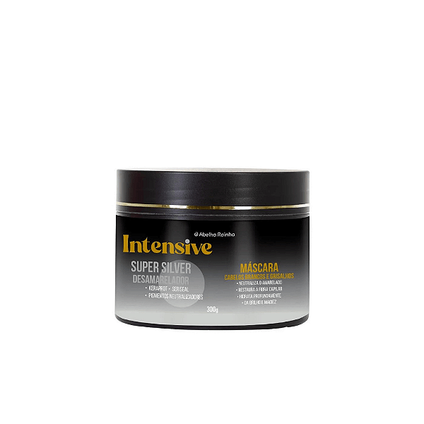 Intensive - Máscara Capilar Super Silver Desamarelador Brancos E Grisalhos - 300ml