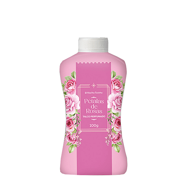 Talco Perfumado - Pétalas De Rosas - 100g