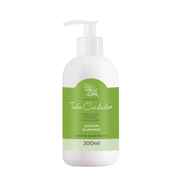 Todo Cuidado+ - Sabonete Liquido Corporal Alecrim e Lavanda - 300ml