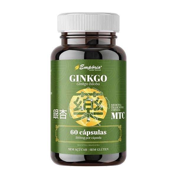 Mtc Ginkgo Biloba - 500mg - 60 Cápsulas