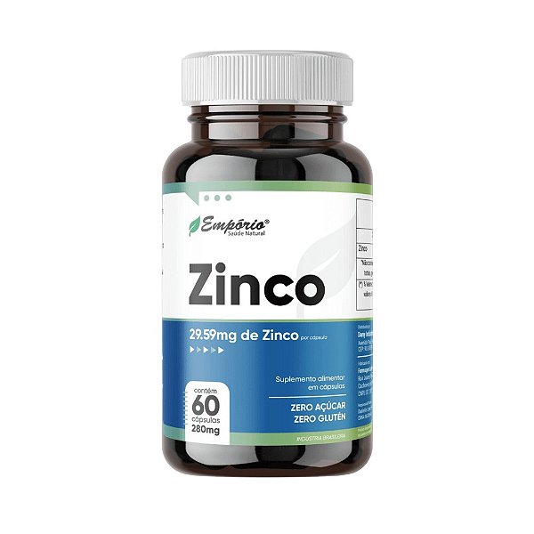 Zinco - 280mg - 60 Cápsulas