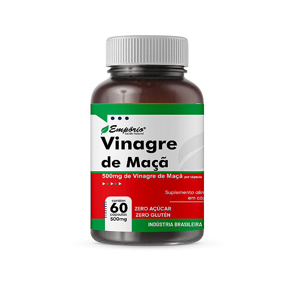 Vinagre de Maçã - 500mg - 60 Cápsulas
