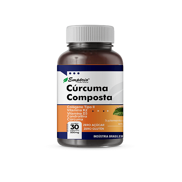 Cúrcuma Composta - 500mg - 30 Cápsulas