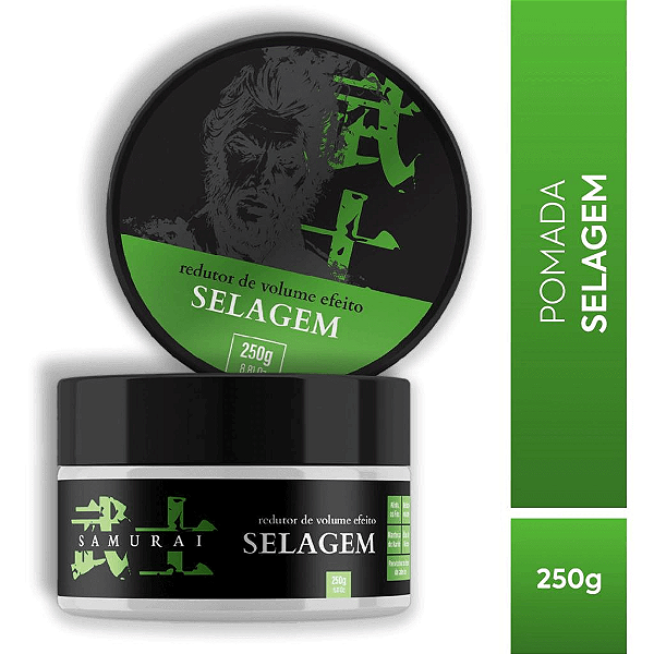 Samurai - Pomada Redutora De Volume Efeito Selagem  - 250g