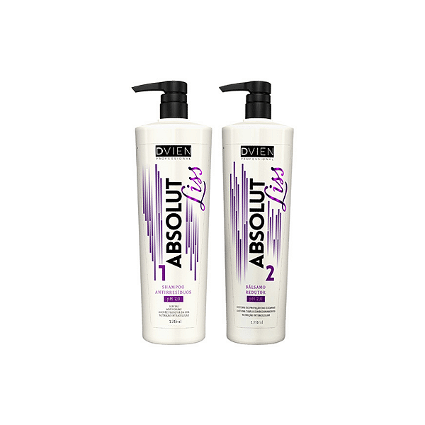 Grupo Dvien - Kit Absolut Liss Dose Única (Shampoo + Bálsamo) 120ml