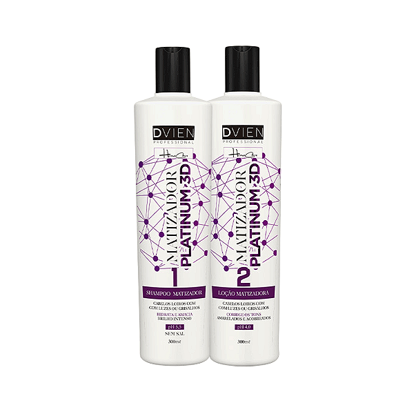 Grupo Dvien - Kit Platinun  3D - Matização e Iluminação dos Loiros
