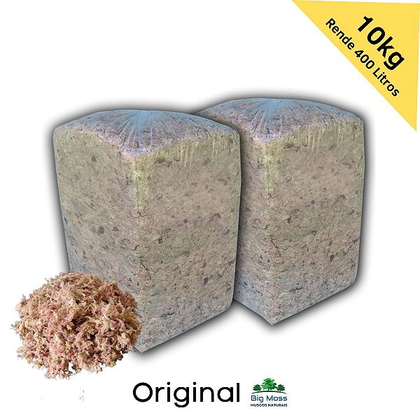 10kg Musgo Esfagno  Kit 2 pcts 5kg