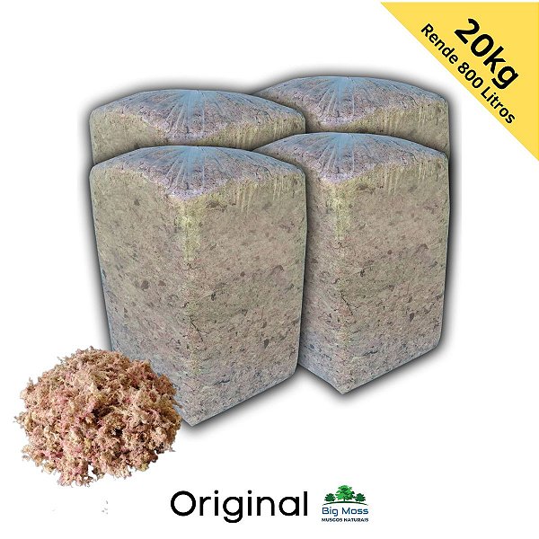 20kg Musgo Esfagno Kit 4 pcts 5kg