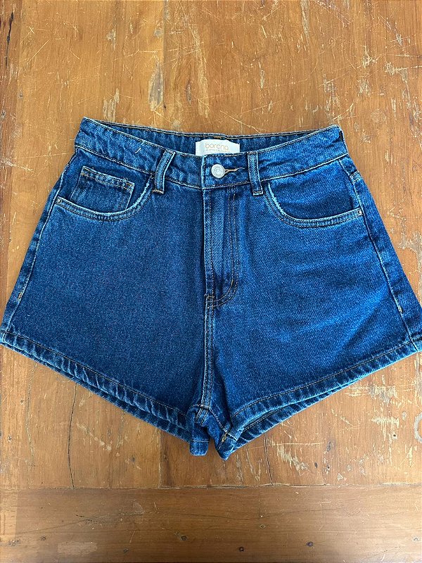 SHORT VINTAGE JEANS ESCURO