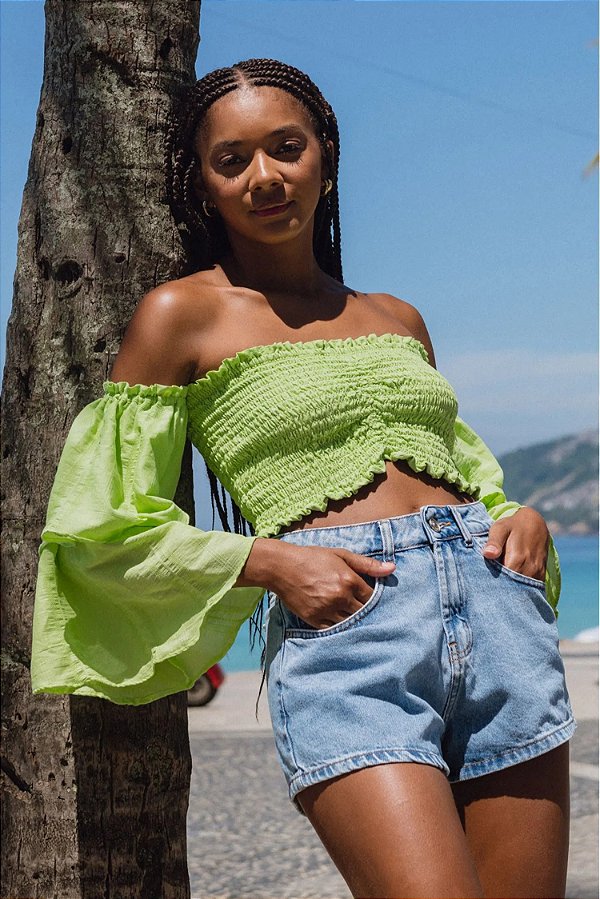 cropped ciganinha limonada