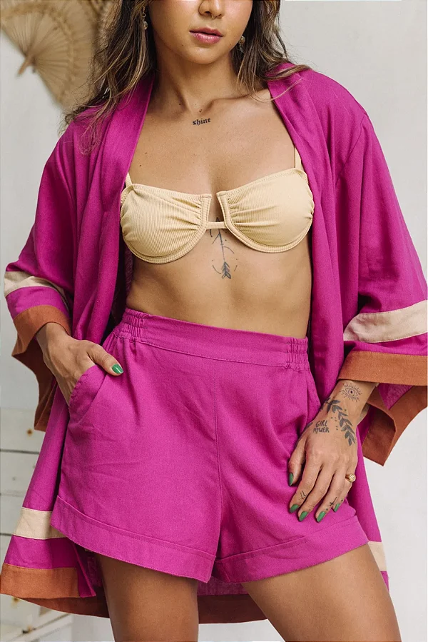 short jeri magenta