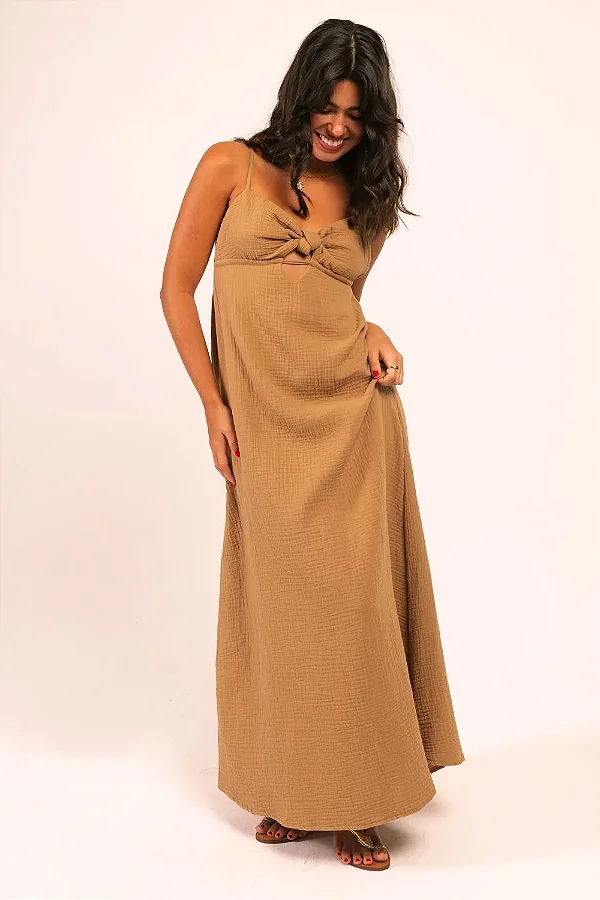 vestido longo mirra