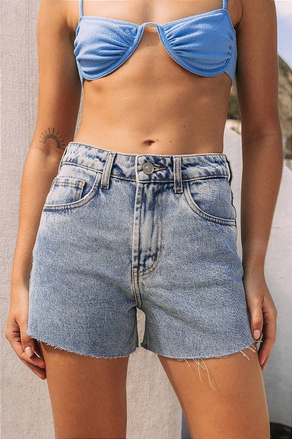 SHORT BASIC JEANS CLARO