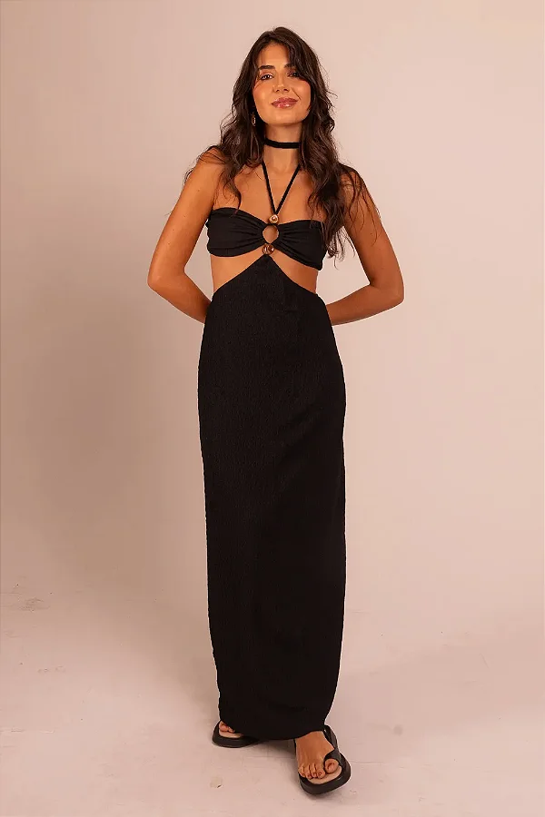 vestido gaya preto
