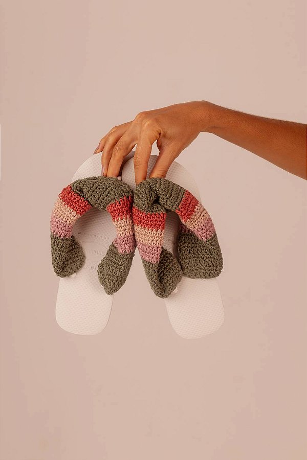 chinelo crochê wild soul #3
