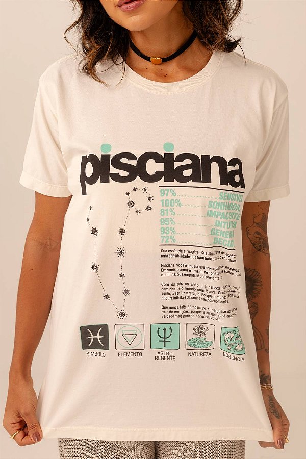 T-shirt signo pisciana