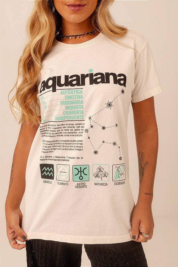 T-shirt signo Aquariana