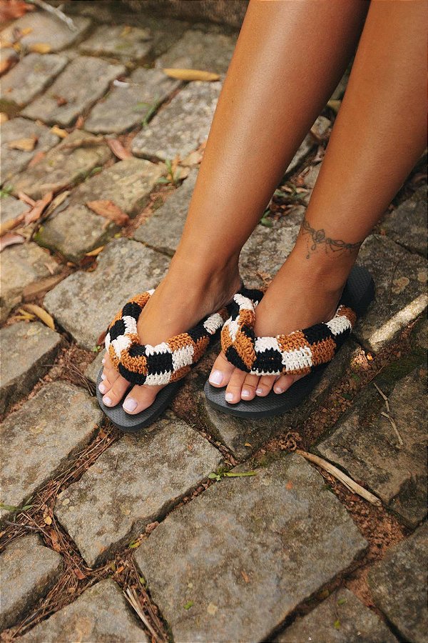 CHINELO DE CROCHE ESSENZA