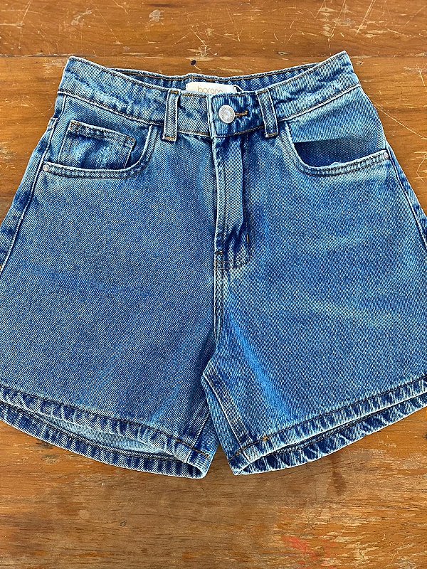 bermuda vintage jeans escuro #2
