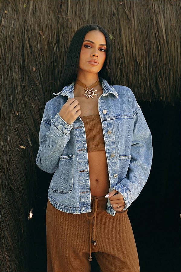 JAQUETA BOXY JEANS