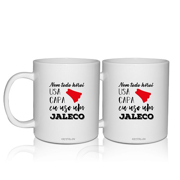Canecas Personalizadas para Médico e Enfermeira - 2 peças