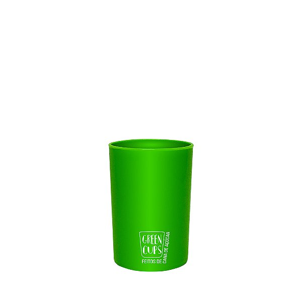 Copo Ecológico Verde 200ml Liso - Green Cups®