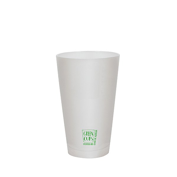 Copo Caldereta 360ml Ecológico Branca - Green Cups®