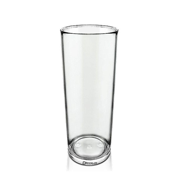 Copo Long Drink 320ml Transparente - Policarbonato Inquebrável