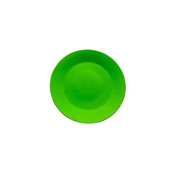 Prato Ecológico Green Cups® Verde - 18cm (Ideal para sobremesa)