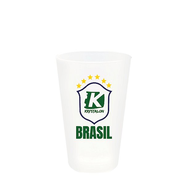 Copo Caldereta 360ml Branco - Copa do Mundo personalizado