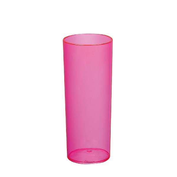 Copo Long Drink Rosa - Acrilico PS