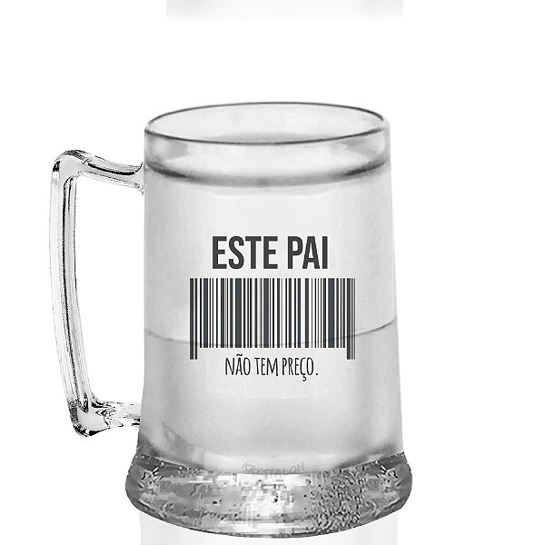 Caneca Gel Personalizada Dia dos Pais (Jateada)
