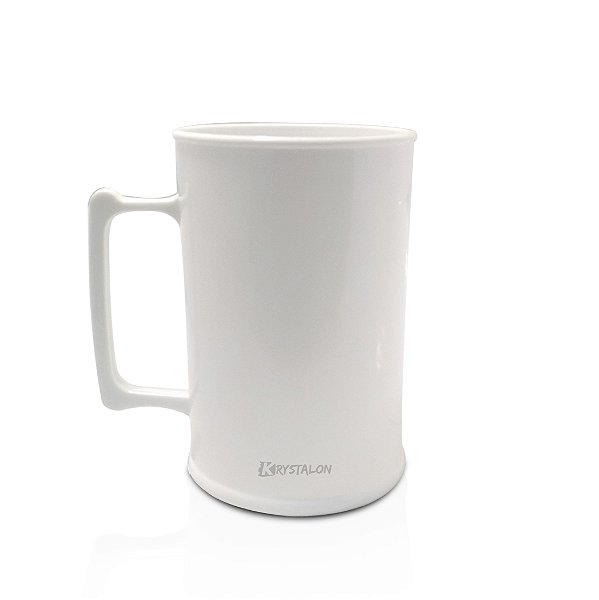 Caneca de Chopp Branca - Acrilico - ESTOQUE LIMITADO