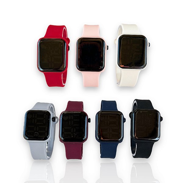 Relógio Silicone Led Digital