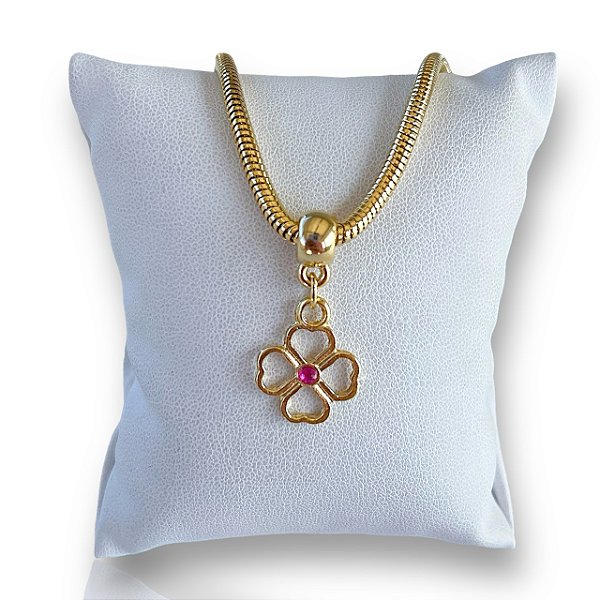 Pulseira Folheada Ouro 18k Trevo