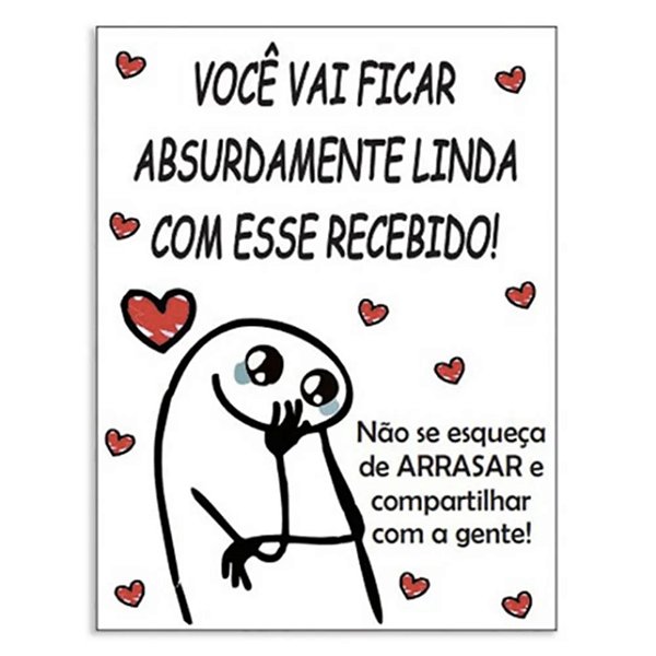 Cartão Agradecimento 50 und